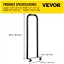 VEVOR Kit Conversion de Chariot, 33 x 13 x 97 cm, Bras de Conversion de Chariot en Acier, Grande capacité de Charge, équipement