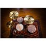 Meinl Cymbals HCS Set de Cymbales Complet avec Hihat 14 pouces, Crash 16 et Ride 20 pour Batterie – Finition Traditionelle en La