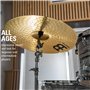 Meinl Cymbals HCS Cymbale Crash-Ride 20 pouces (50,8cm) pour Batterie – Finition Traditionelle en Laiton, fabriquée en Allemagne