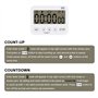 stonylab Horloge Minuteur Digital, 2pcs Prime Multi-Function Digital Timer Clock Countdown Minuteur de Cuisine avec Alarme, Affi