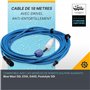 Dolphin Pièce détachée Câble bleu de 18 mètres avec swivel et Wi-Fi/Bluetooth - Réf 99958906-DIY