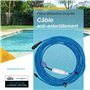 Dolphin Pièce détachée Câble bleu de 18 mètres avec swivel et Wi-Fi/Bluetooth - Réf 99958906-DIY