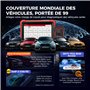 LAUNCH X431 CRP919XBT Elite Valise Diagnostic Auto multimarque,OBD2 Diagnostic français,Wireless Bidirectional,Codage ECU,FCA Au