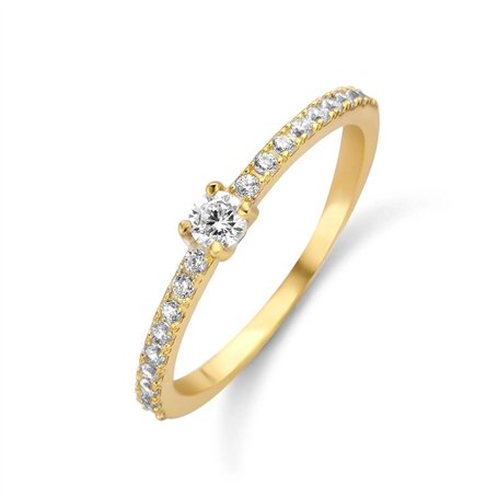 Bague Femme New Bling 9NB-0390-56 Doré 16