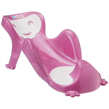 THERMOBABY Babycoon Transat de Bain Rose Orchidée Soft Blanc