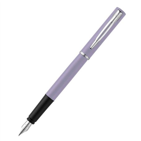 Waterman Allure Stylo plume violet pastel avec bordure chromée