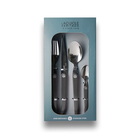 Laguiole Héritage - Ménagère 16 pièces design Acidulé