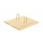 LECAS Socle en Bois 14,5 x 20cm pour Bloc de Bureau Ephéméride Calendrier