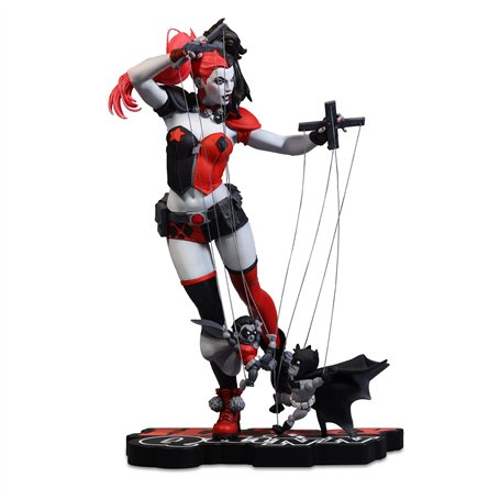 MCFARLANE TOYS - DC Collection - Statue Résine Harley Quinn By Ema Lupacchino 63108 - Inspirée Comics - Design Authentique - Dès