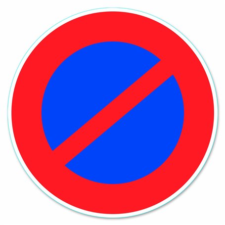 Chapuis DS12 Disque pvc adhésif D170 mm Stationnement interdit