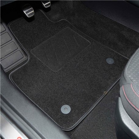 DBS - Tapis de Voiture - sur Mesure pour 308 (2007 à 2013) - avec Clips de Fixation - Tapis de Sol antidérapant pour Automobile
