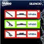 Valeo Silencio Essuie-glace - VF450 - Un Kit d'Essuie-glaces Plats d'Origine de Haute performance, Visibilité Supérieure sur la