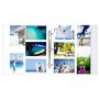 Ceanothe Album Photo Pochette Eden 400 Photos 10x15 cm - 80 Pages - Vacance Voyage Tour du Monde - Photo Horizontale Verticale -