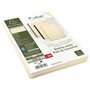 Exacompta - Réf 2780C - Paquet de 100 plats en carte rigide grain cuir 270g/m2 pour couvertures Forever - format à classer A4 -