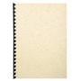 Exacompta - Réf 2780C - Paquet de 100 plats en carte rigide grain cuir 270g/m2 pour couvertures Forever - format à classer A4 -