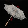 Wincal Parapluie en Dentelle Pliant- Parasol Broderie Fleurs Dentelle Fait à la Main, Mariage Tournage Soleil Parasol, Parapluie