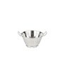 Passoire conique avec pied - 2 anses - inox - 32 cm