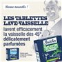 JACQUES BRIOCHIN - 30 tablettes Lave-vaisselle - Parfum Menthe - Action dégraissante, brillance et anti-trace - 93% origine natu
