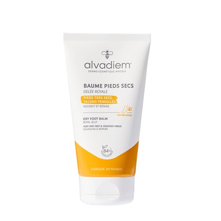 BAUME PIEDS SECS 150ml à la gelée Royale - Pieds très secs - Fabriqué en FR - Alvadiem