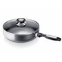 Beka 13075244 Pro Induc Anthracite sauteuse + couvercle verre en aluminium intérieur revêtu 24 cm