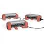 Raclette 2 personnes connectable - LIVOO - DOC310R - 450W - 2 personnes - Thermostat automatique - 2 spatules en bois et 2 caque