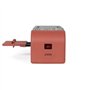 Raclette 2 personnes connectable - LIVOO - DOC310R - 450W - 2 personnes - Thermostat automatique - 2 spatules en bois et 2 caque