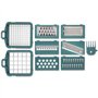 Mandoline multifonction - LIVOO - MEN435 - 8 lames acier inoxydable - Bac de récupération 1,5 L - Compatible lave-vaisselle