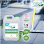ACTION VERTE - Triple action - Nettoie, désodorise et dégraisse les sols - sans traces et fait briller - Formule naturelle - Lab