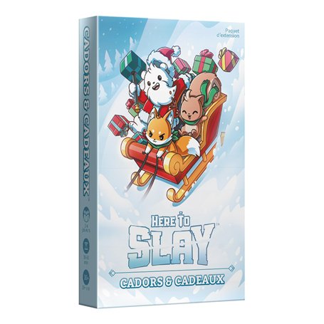 Asmodee TeeTurtle Here to Slay - Extension : Cadors & Cadeaux - Jeux de société - Jeux de Cartes - Jeu Adultes et Enfants à part