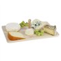 COOK CONCEPT Totally Addict KA2362 Cave à fromage avec plateau de service Bois et acier inoxydable Beige et noir H15 x 27 x 39 c