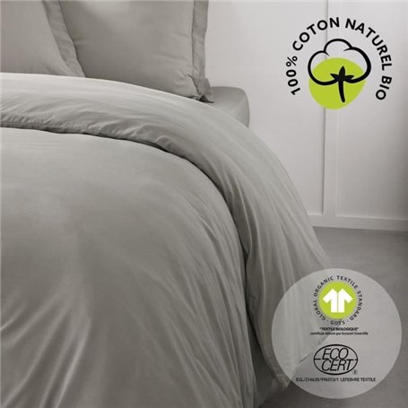 Parure de lit - TODAY - 220 x 240 cm - Coton - Organic Dune