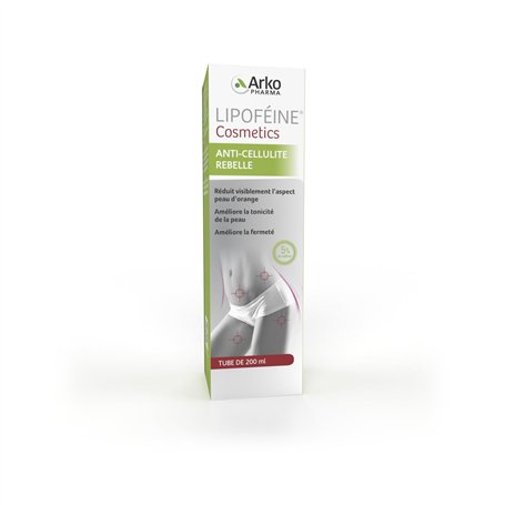 Arkopharma Lipoféine® Cosmetics Gel - Gel anti-cellulite rebelle - Tonifie et rafermit la peau avec 5% de caféine - Tube de 200