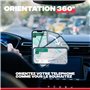 Shapeheart Innovation française, Support Telephone Voiture magnétique pour Grille d'aeration. Orientation 3D à 360°. Porte Telep