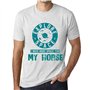 Homme Tee-Shirt Explorez L'Espace J'Ai Besoin De Plus D'Espace Pour Mon Cheval – Explore Space I Need More Space For My Horse –