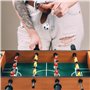 Mini Babyfoot de Table FISHTEC Équipement Complet en Bois - Enfants Adulte - Jeu de Table Soccer - Baby-Foot - 48,5 x 30.5 x 9 c