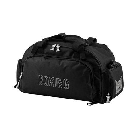 METAL BOXE Sac A Dos Boxing - Sac à Dos avec Bretelles ou Sac Classique avec poignées et bandoulière. Noir FR: Taille Unique (Ta