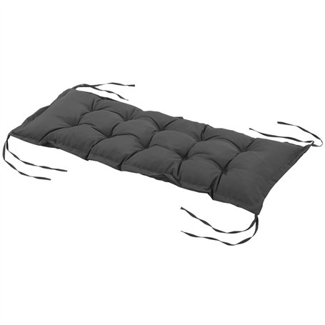 Outsunny Coussin d'assise pour Banc de Jardin Rembourrage épais 100 x 40 x 10 cm