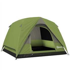 Outsunny Tente de Camping 2-4 Personnes