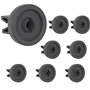 Roues de lave-vaisselle universelles pour panier supérieur [Lot 8] Pièces de rechange compatible avec AEG Candy Electrolux Faure