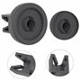 Roues de lave-vaisselle universelles pour panier supérieur [Lot 8] Pièces de rechange compatible avec AEG Candy Electrolux Faure