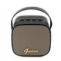 CG MOBILE Guess Haut-Parleur sans Fil avec poignée en Cuir PU 4G Script Logo