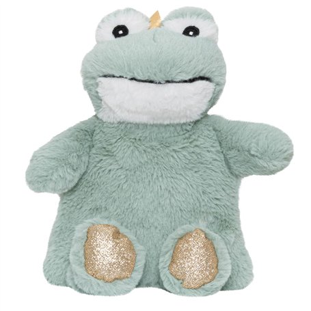 Bouillotte doudou 2 en 1 - Peluche Grenouille toute douce bébé & enfant - Action chaud et froid - Bouillotte sèche micro-ondes -