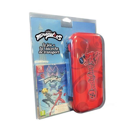 Bundle Sacoche + Miraculous Rise of the Sphinx Nintendo Switch Code de Téléchargement Uniquement. Ne contient pas de cartouche d