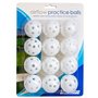 LONGRIDGE Golf Airflow Pack de 12 balles de Golf Blanches