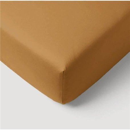 Drap housse - P'TIT DODO - 70 x 140 cm - Jersey - Caramel