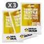 Lot de 3 sachets de Teinture Textile - JAUNE - teintures universelles pour vêtements et tissus naturels