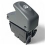 Bouton Interrupteur Gris pour Commande de Lève Vitre avant gauche ou droite compatible pour Renault Clio 2 Kangoo Megane I Sceni