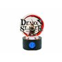 TEKNOFUN - - Licence Officiel Demon Slayer - Réveil Lumineux TANJIRO 20 cm - 2 Modes d'éclairage - Fonctionne avec 3 x AAA/Câble