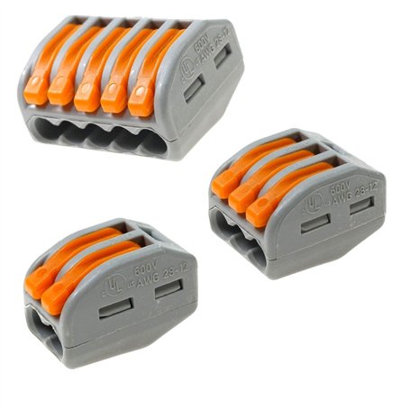 WAGO - Panaché de 30 Bornes de connexion automatique 2