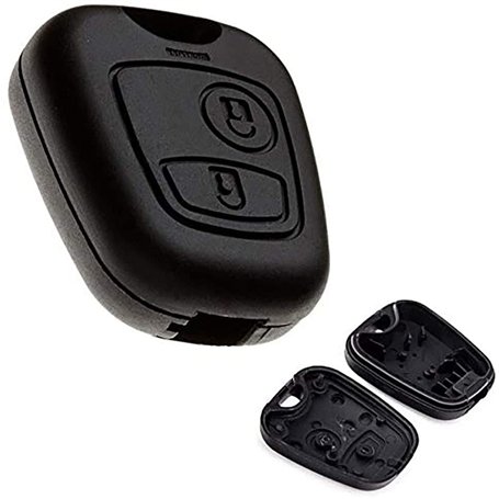 Boitier Clé Plip Compatible avec Peugeot 406 Partner clipsée Coque Télécommande @Pro-Plip